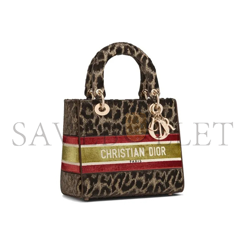 DIOR MEDIUM LADY D-LITE BAG M0565OTGT-M918 (24*20*11cm)
